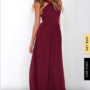 Lulu's Dresses - Lulus Air of Romance Burgundy Dress Lulu's Dresses - Lulus Air of Romance Burgundy Dress